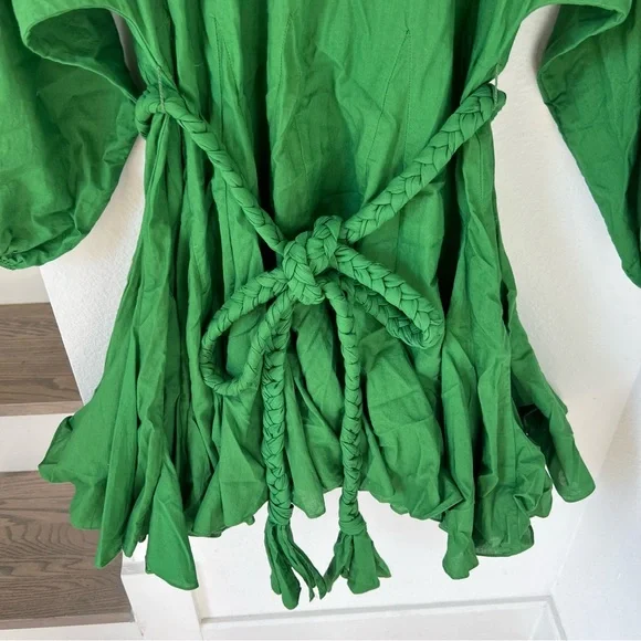 RHODE Ella Mini Dress In Green - Picture 7 of 10